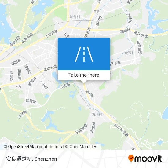 安良通道桥 map