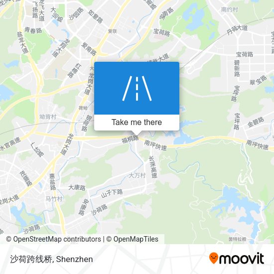 沙荷跨线桥 map