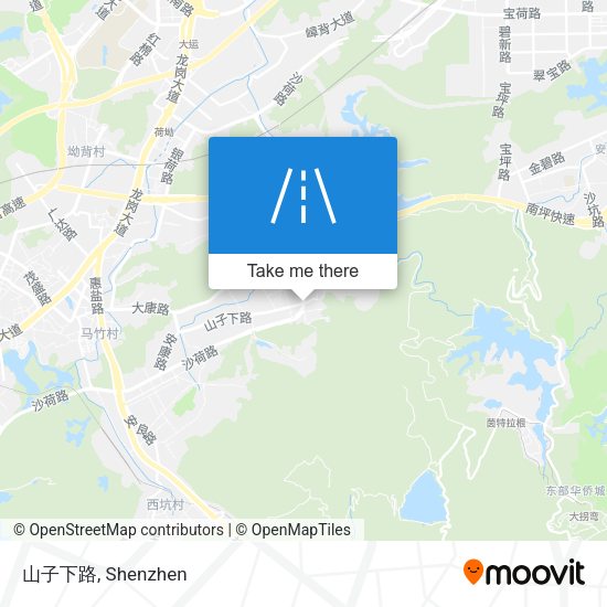 山子下路 map