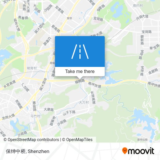 保绅中桥 map