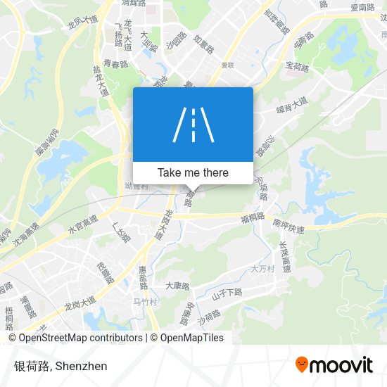 银荷路 map