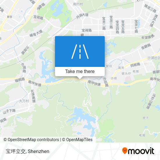 宝坪立交 map