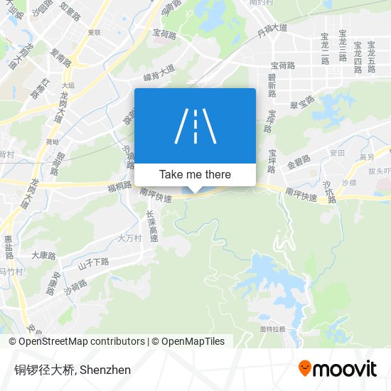 铜锣径大桥 map