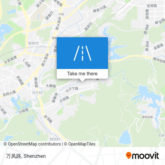 万凤路 map
