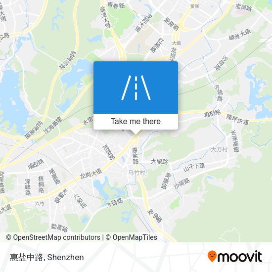 惠盐中路 map