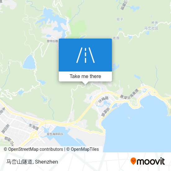 马峦山隧道 map
