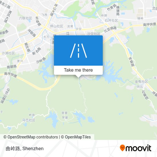 曲岭路 map