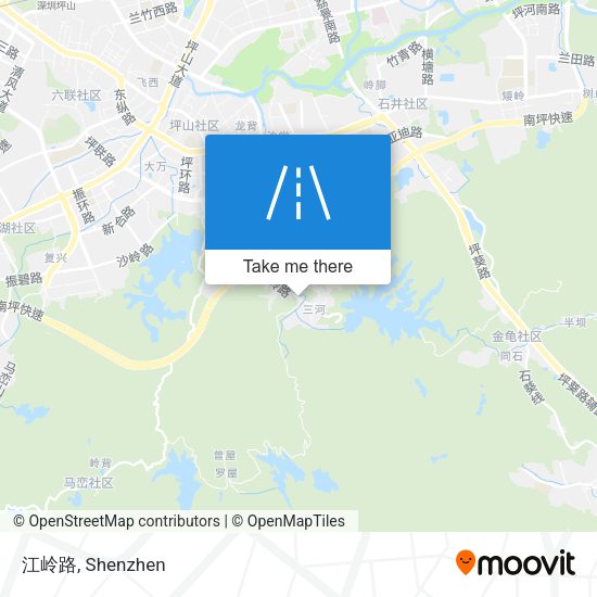 江岭路 map