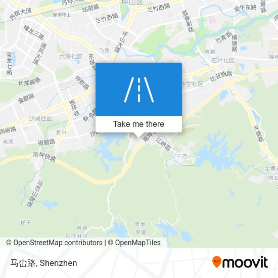 马峦路 map