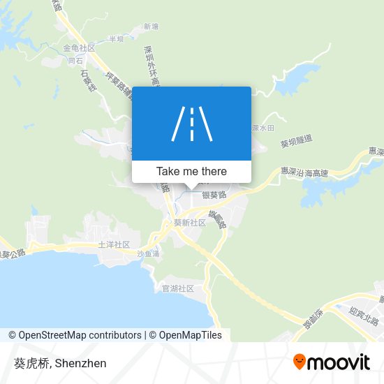 葵虎桥 map