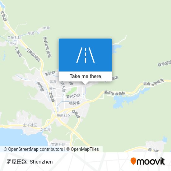 罗屋田路 map