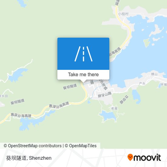 葵坝隧道 map