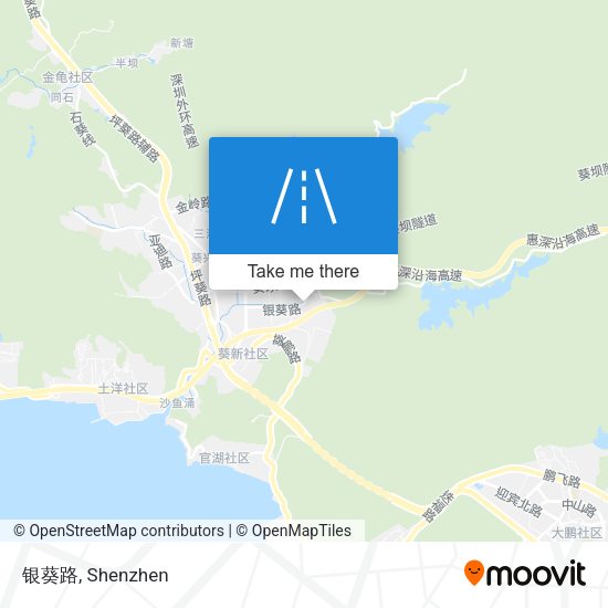 银葵路 map