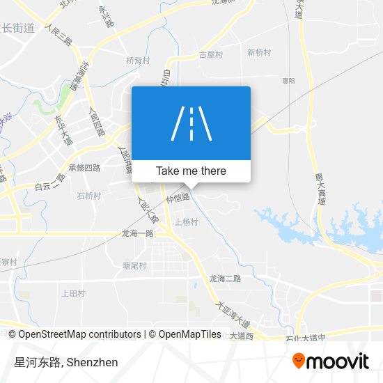 星河东路 map