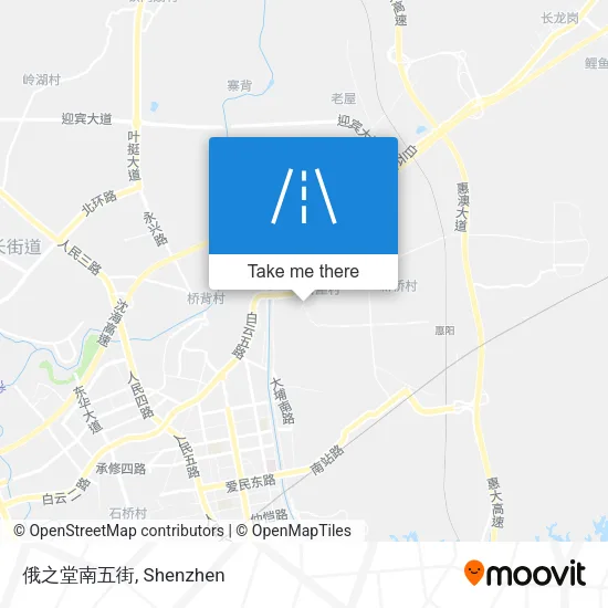 俄之堂南五街 map