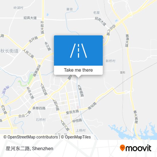 星河东二路 map