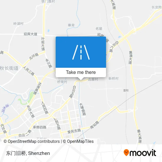 东门旧桥 map