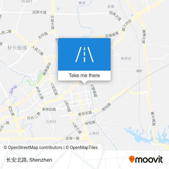 长安北路 map