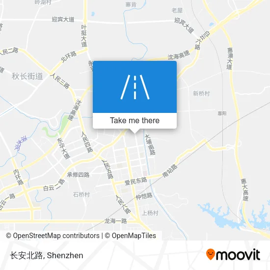 长安北路 map