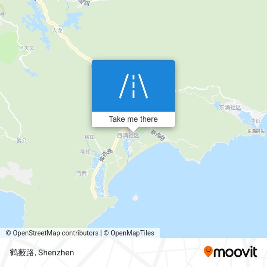鹤薮路 map