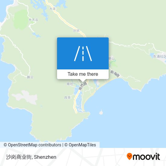 沙岗商业街 map