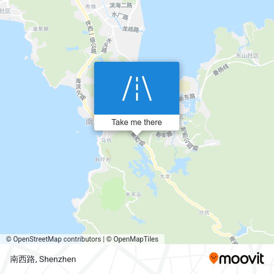 南西路 map