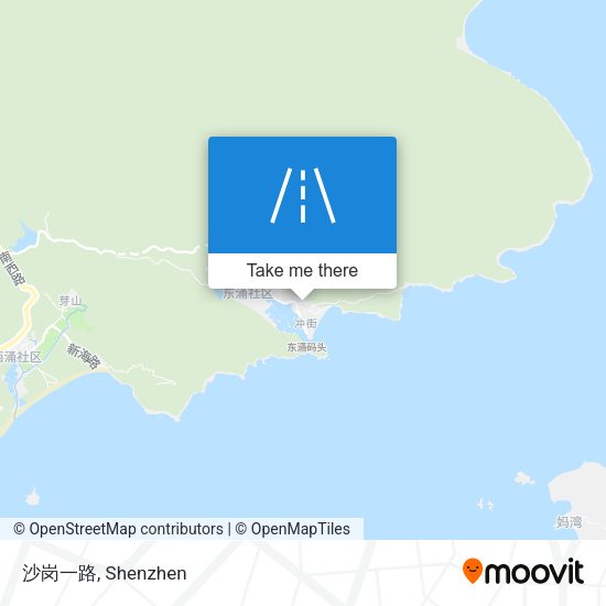 沙岗一路 map