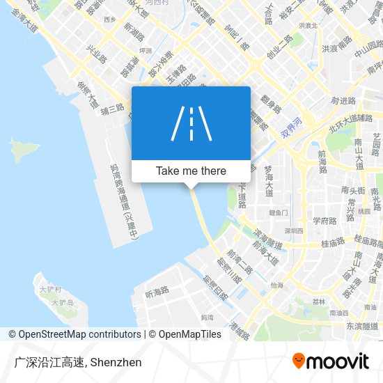 广深沿江高速 map
