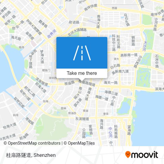桂庙路隧道 map