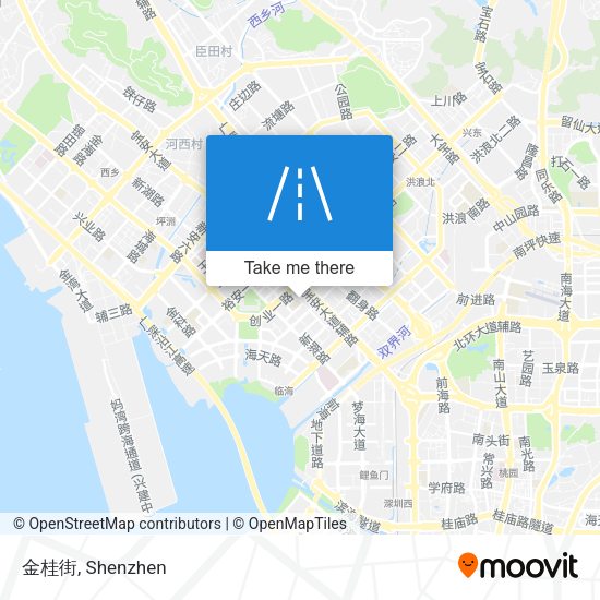 金桂街 map