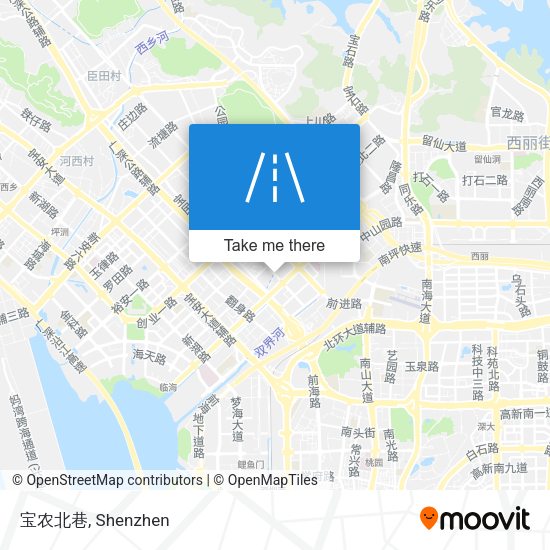 宝农北巷 map