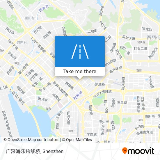 广深海乐跨线桥 map