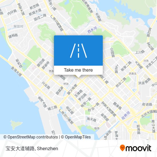 宝安大道辅路 map