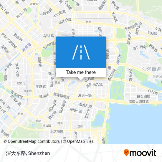 深大东路 map