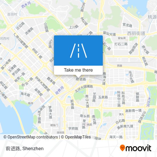 前进路 map