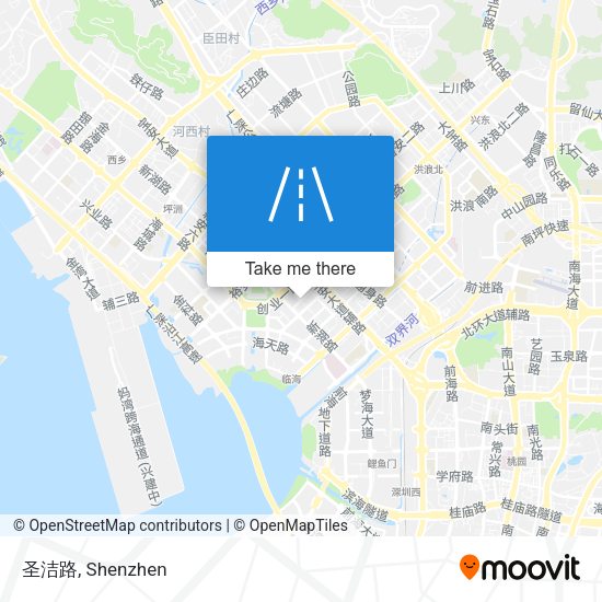圣洁路 map