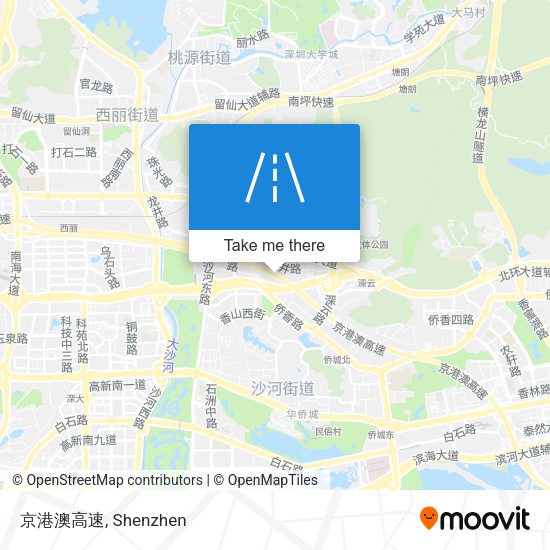 京港澳高速 map