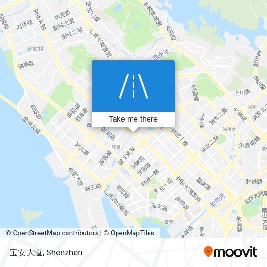 宝安大道 map