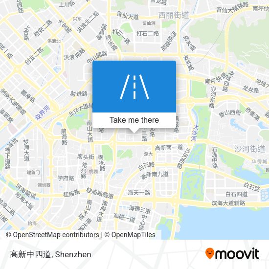 高新中四道 map