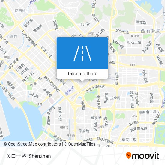 关口一路 map
