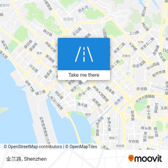 金兰路 map