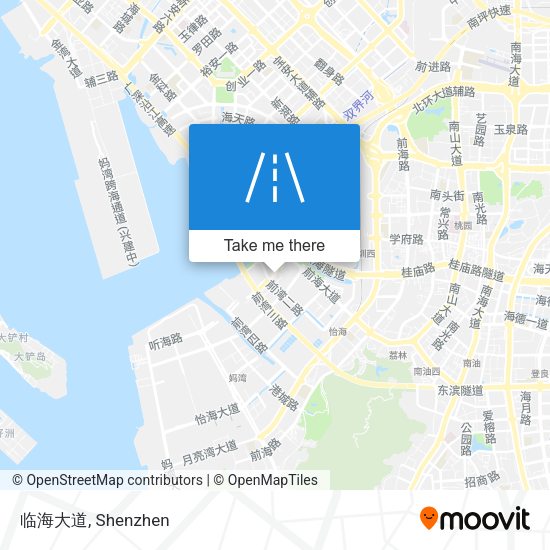 临海大道 map
