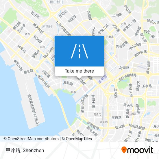 甲岸路 map