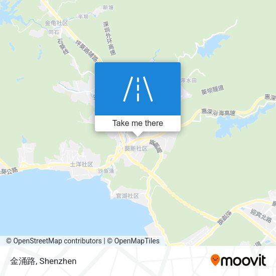 金涌路 map