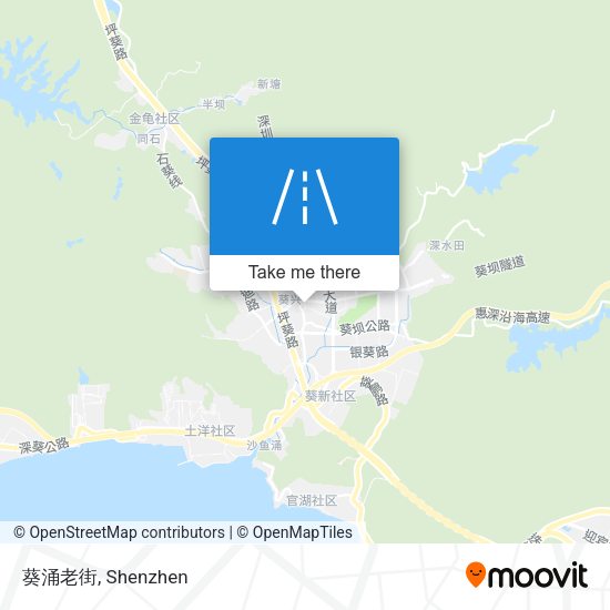 葵涌老街 map