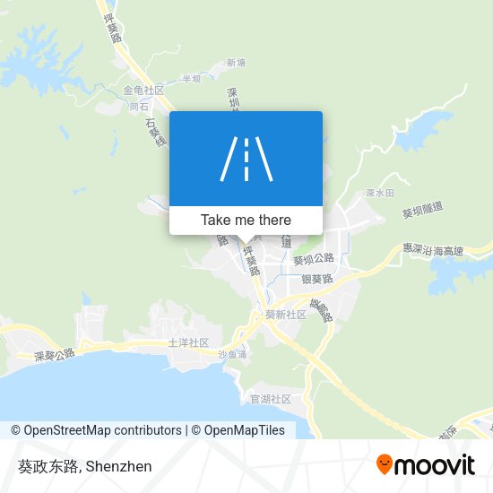 葵政东路 map