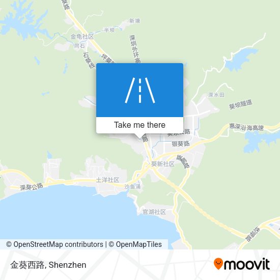 金葵西路 map