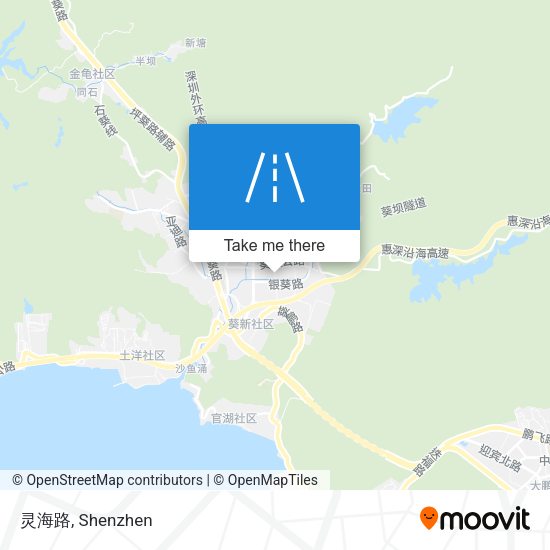 灵海路 map