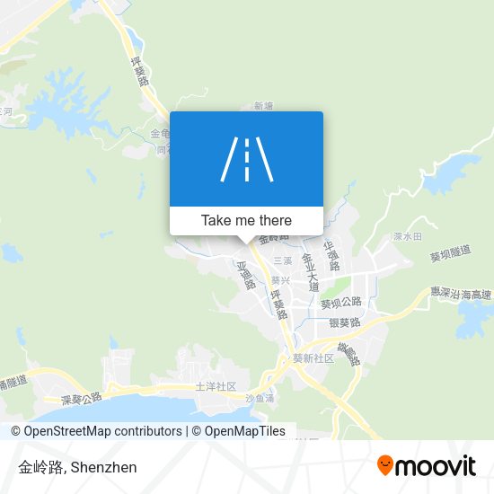 金岭路 map