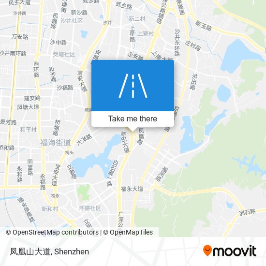 凤凰山大道 map